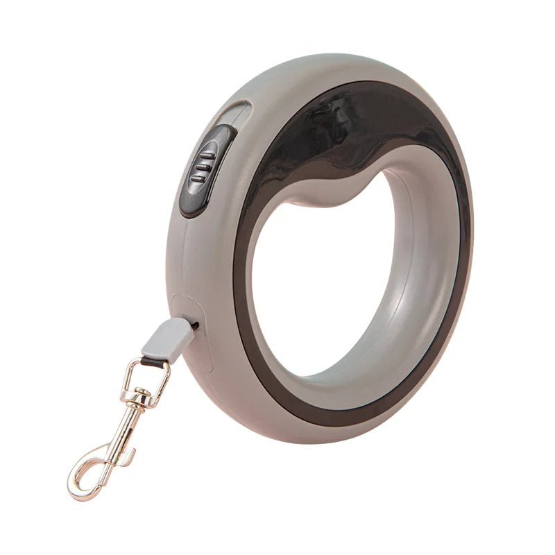 Laisse pour chien american staff gris et noir