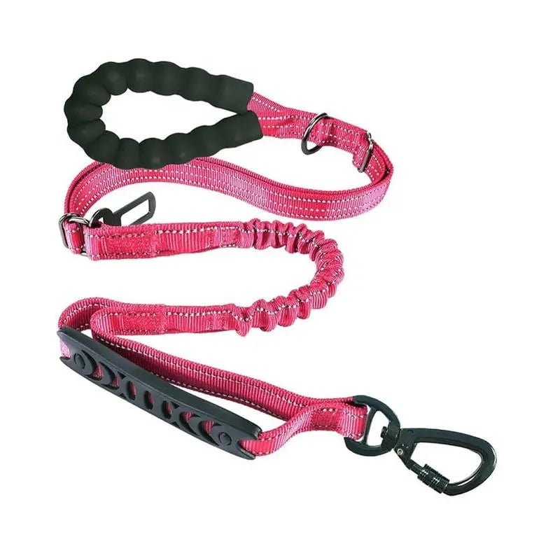 Laisse rétractable pour chien rose