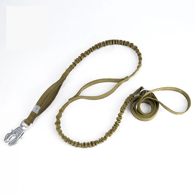 Laisse tactique pour chien vert 