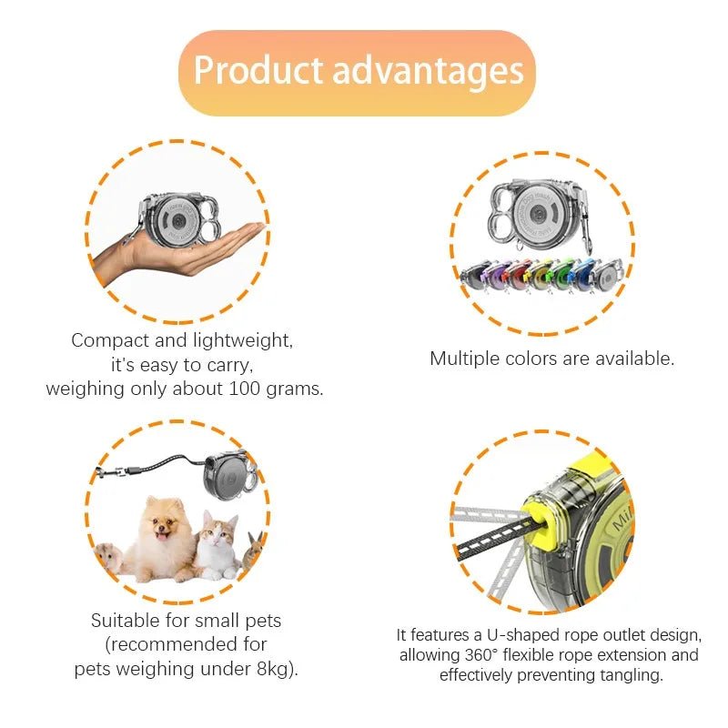 Laisse téléscopique pour chien avantages du produit