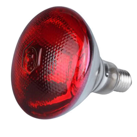 lampe chauffante rouge et grise parfait pour chauffer votre chiot. Image produit Boutiquechien