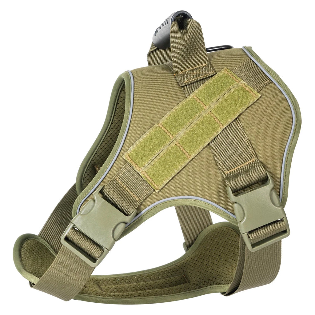 Meilleur harnais anti-traction pour berger allemand kaki 