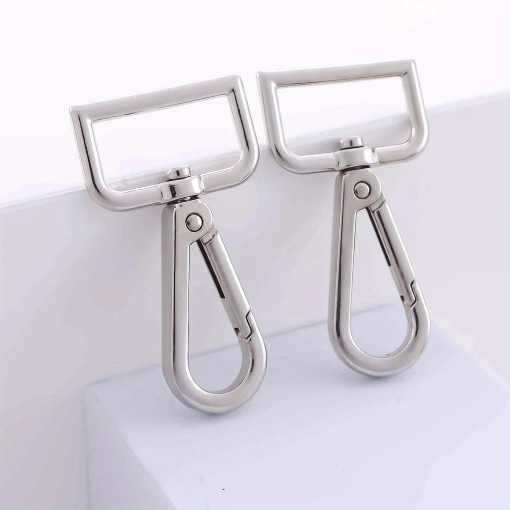 Mousqueton pour laisse chien argent claire