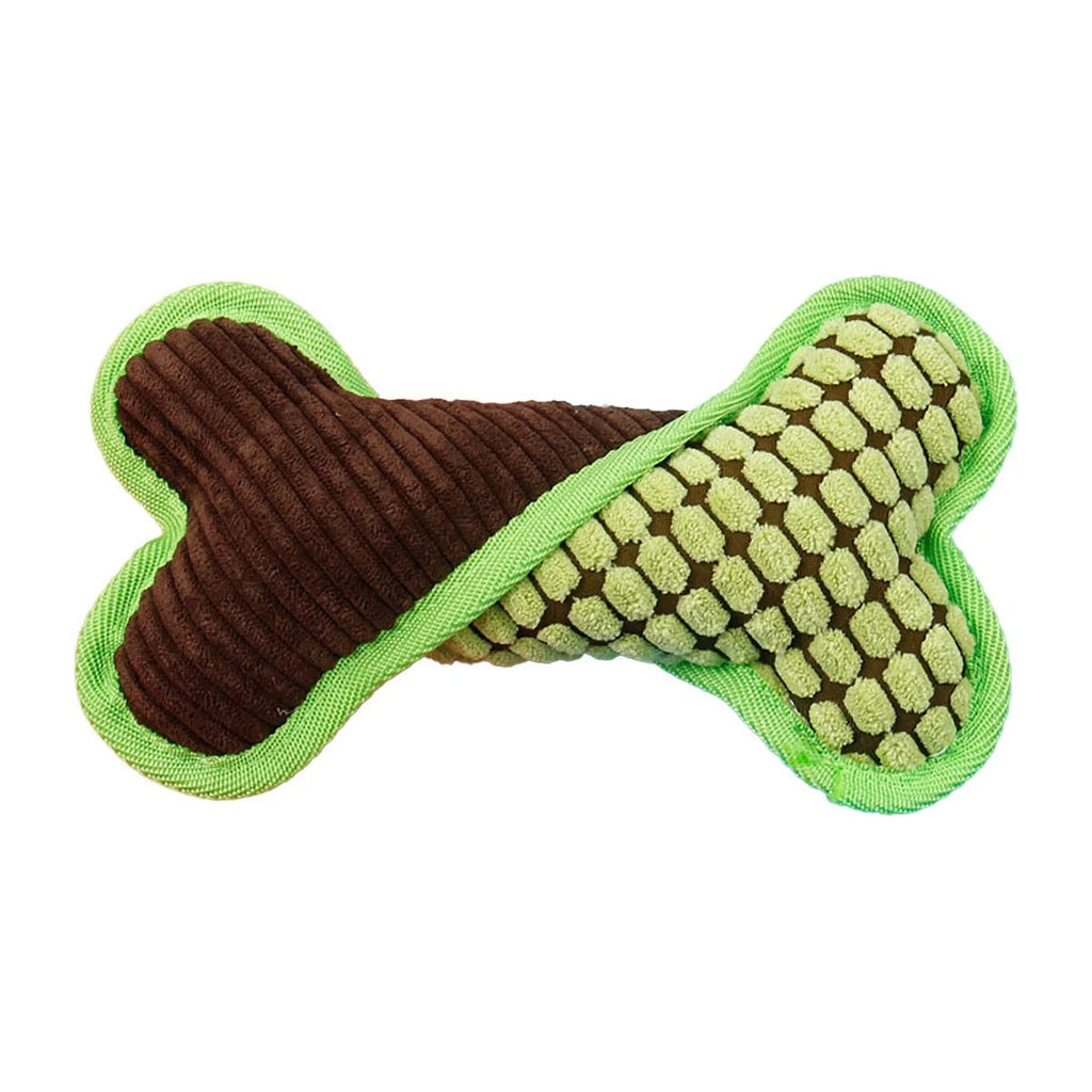 os pour chien durable et doux pour les chiens vert et brun. Image produit Boutiquechien