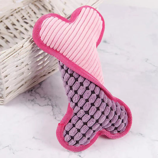 os pour chien de couleur rose durable de double rose. Image produit Boutiquechien