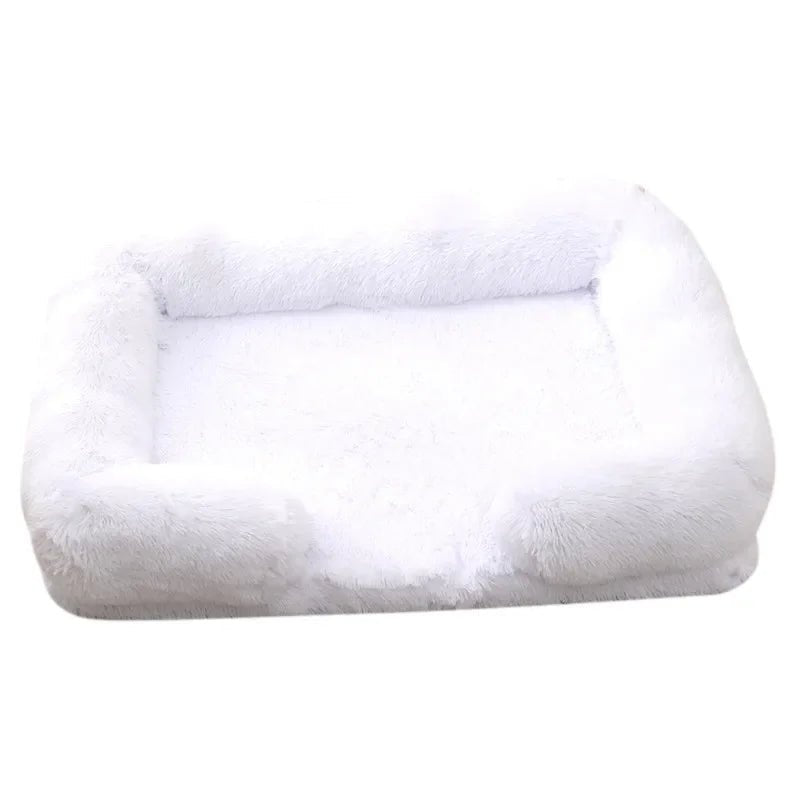 Panier anti stress chien dehoussable blanc claire