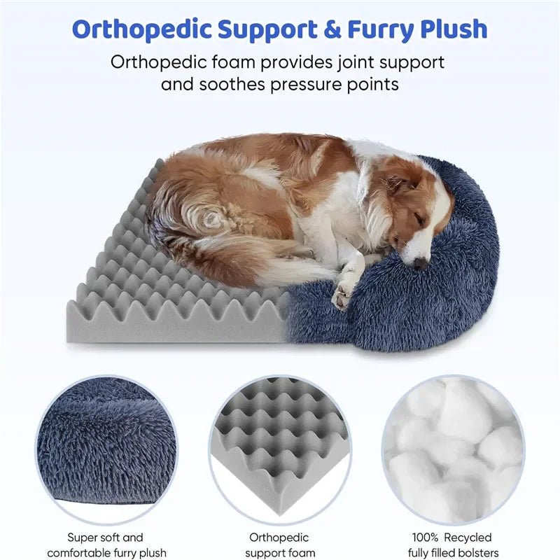 Panier anti stress chien dehoussable orthopédique