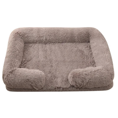 Panier anti stress pour chien déhoussable gris foncé