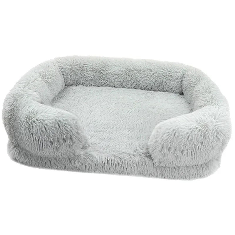 Panier anti stress chien dehoussable gris