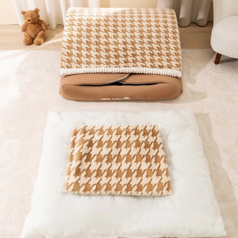 Panier avec toit pour chien pliable 