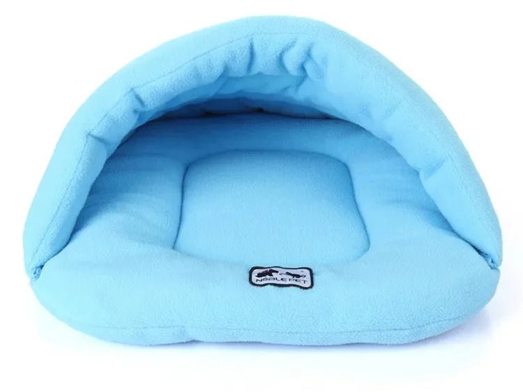 Panier chien de couleur bleu en forme de nid durable et résistant  pour les petits chiens. Image produit Boutiquechien