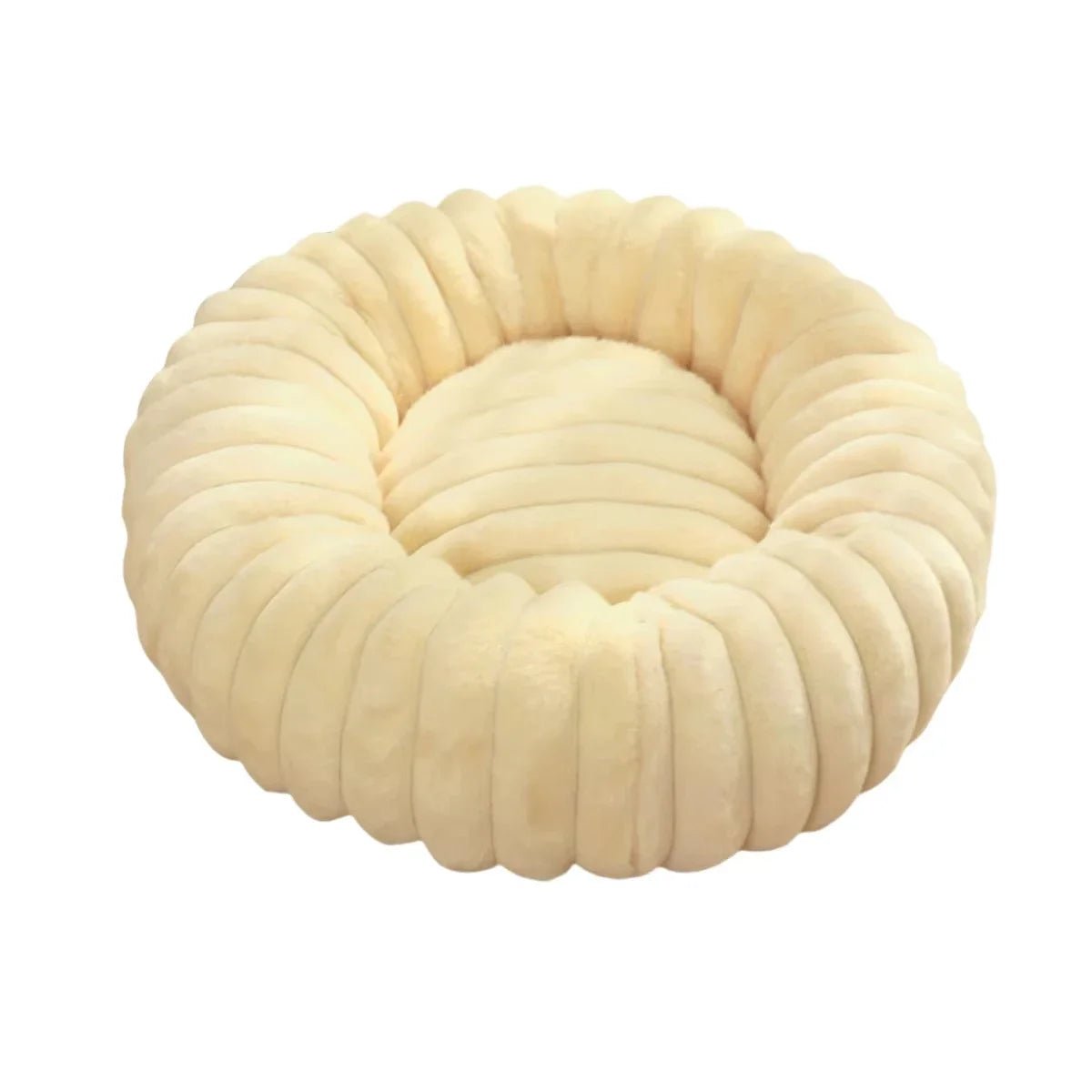 Panier donut chien xxl beige