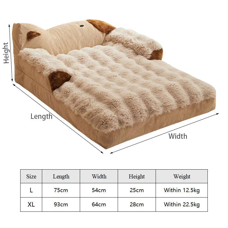 Panier pour chien design original dimensions total 