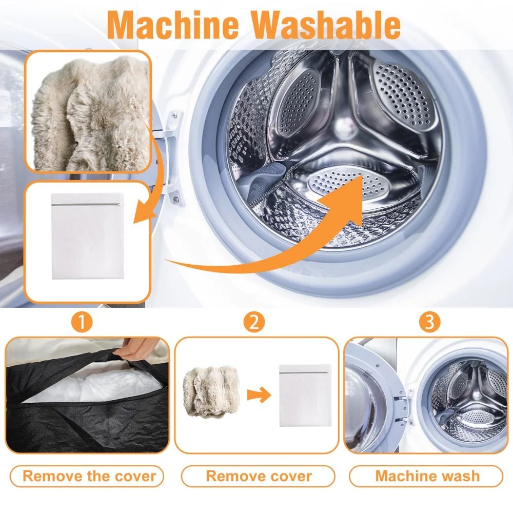 Panier pour chien entièrement déhoussable lavable en machine 