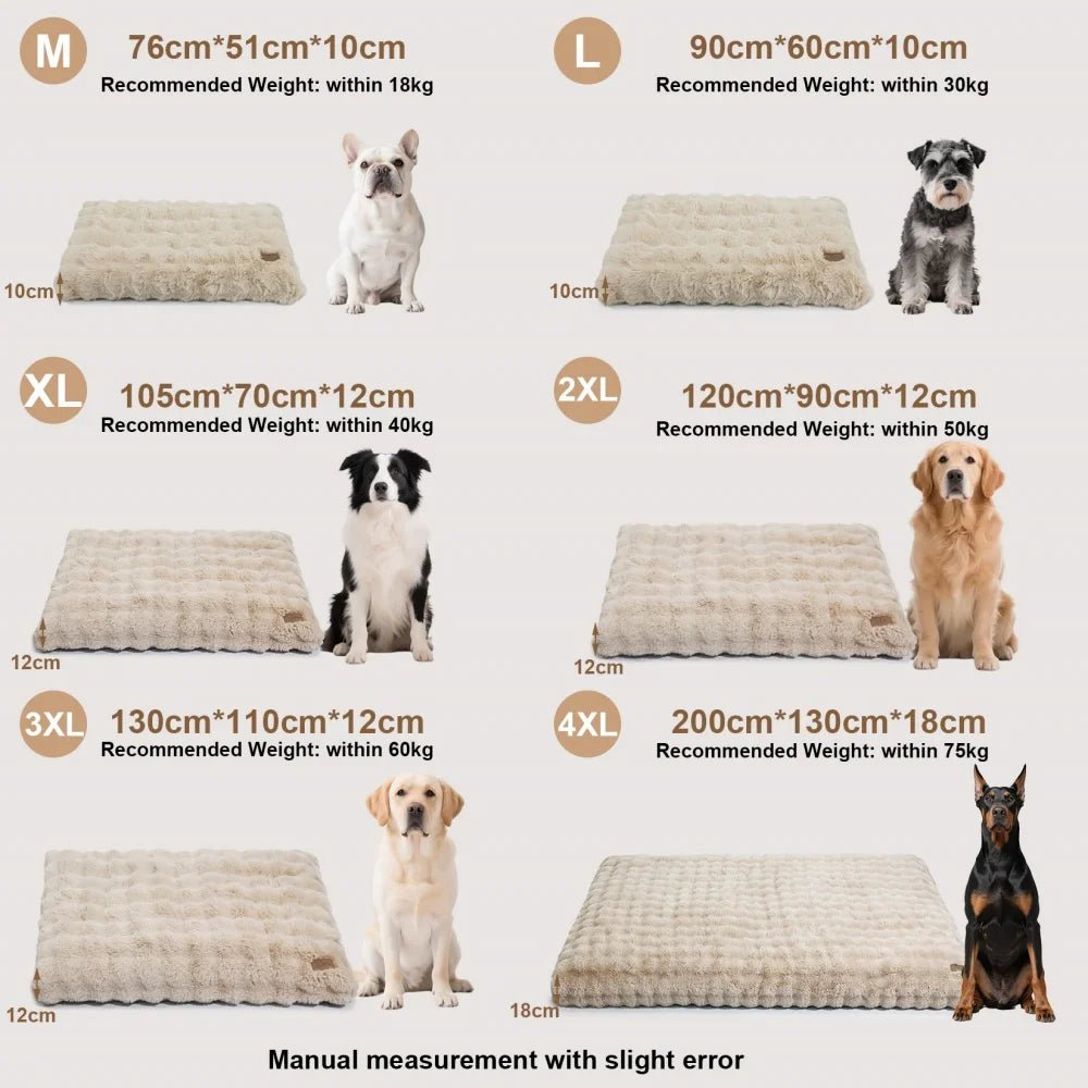 Panier pour chien entièrement déhoussable total des dimensions 