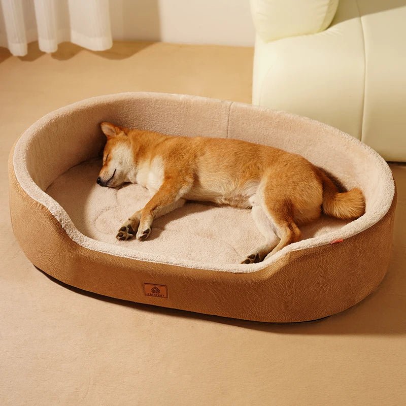 Panier pour chien grande taille shiba dans panier brun