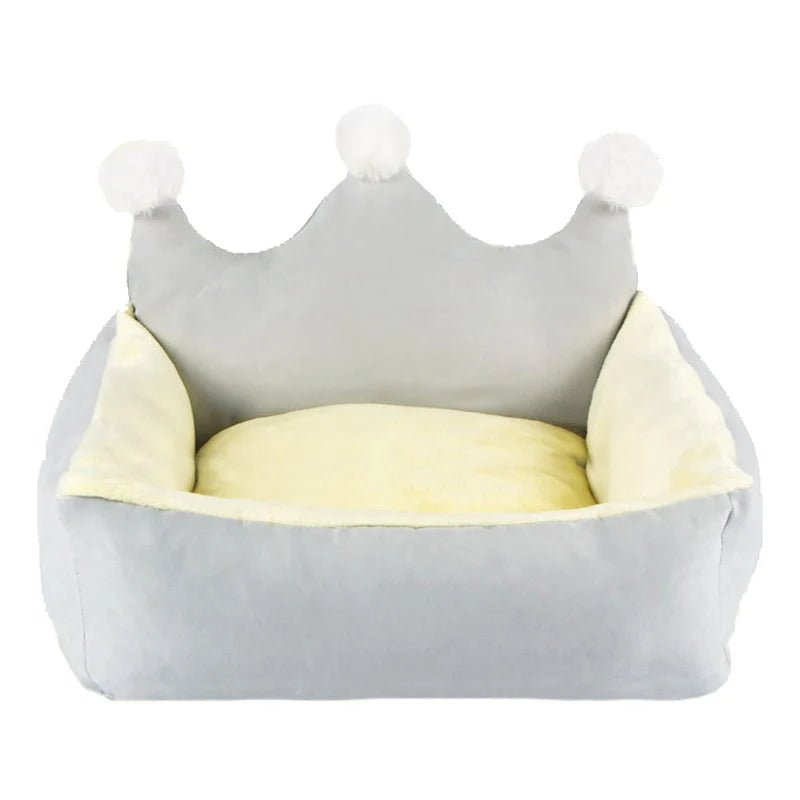 Panier pour chien princesse gris 