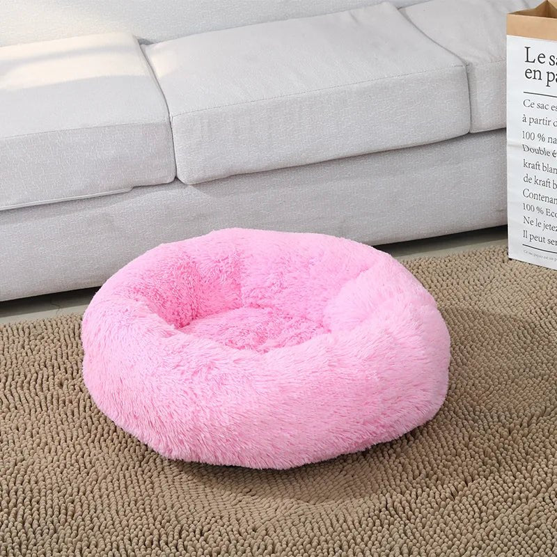 Panier pour chien rose