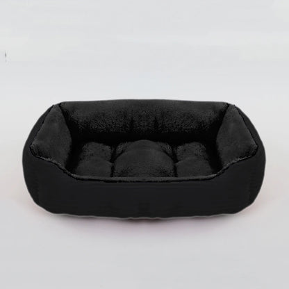 le panier pour grand chien xxl est faite d'une base anti-dérapant pour une meilleur position de sommeil pour votre chien. image produit boutiquechien de couleur noir