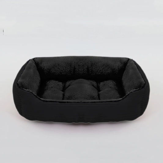 le panier pour grand chien xxl est faite d'une base anti-dérapant pour une meilleur position de sommeil pour votre chien. image produit boutiquechien de couleur noir