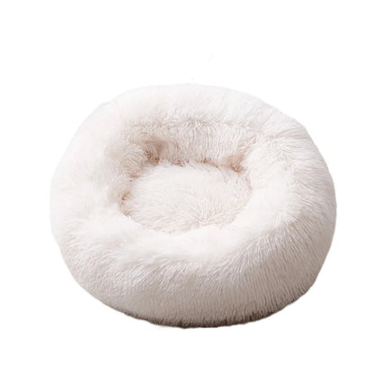 panier fluffy de couleur blanc pour chien moelleux et résistant. Image produit de boutiquechien