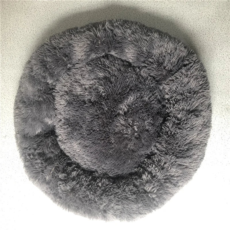 panier fluffy gris foncé pour chien résistant pour grand chien de boutiquechien