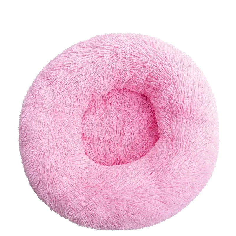 panier fluffy xxl pour chien  rose pour grand chien. Image produit de boutiquechien