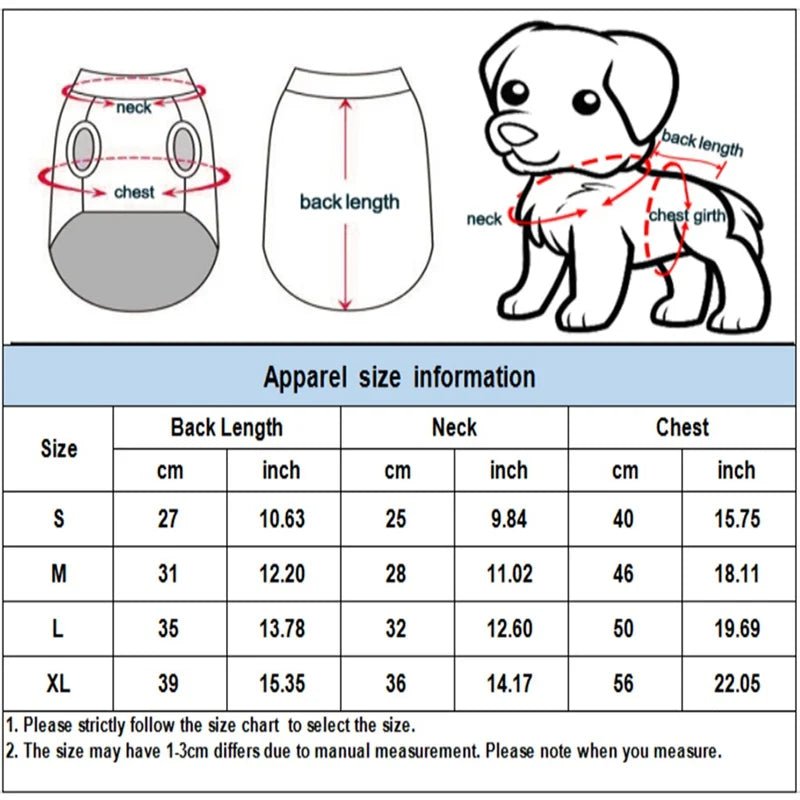 Dimensions total du peignoir pour chien en forme de tableau. Image produit Boutiquechien