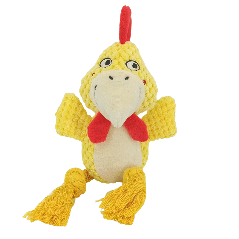 Coqu jaune et jaune en style corde résistante. Image produit Boutiquechien