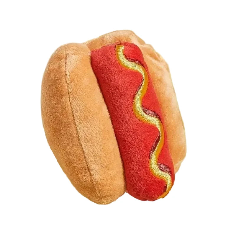 peluche hot dog pour chien