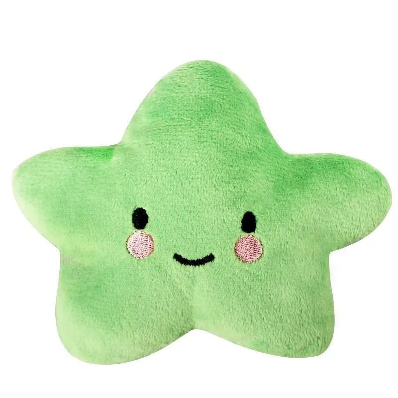 étoile de couleur vert en forme peluche pour chien. Image produit boutiquechien 