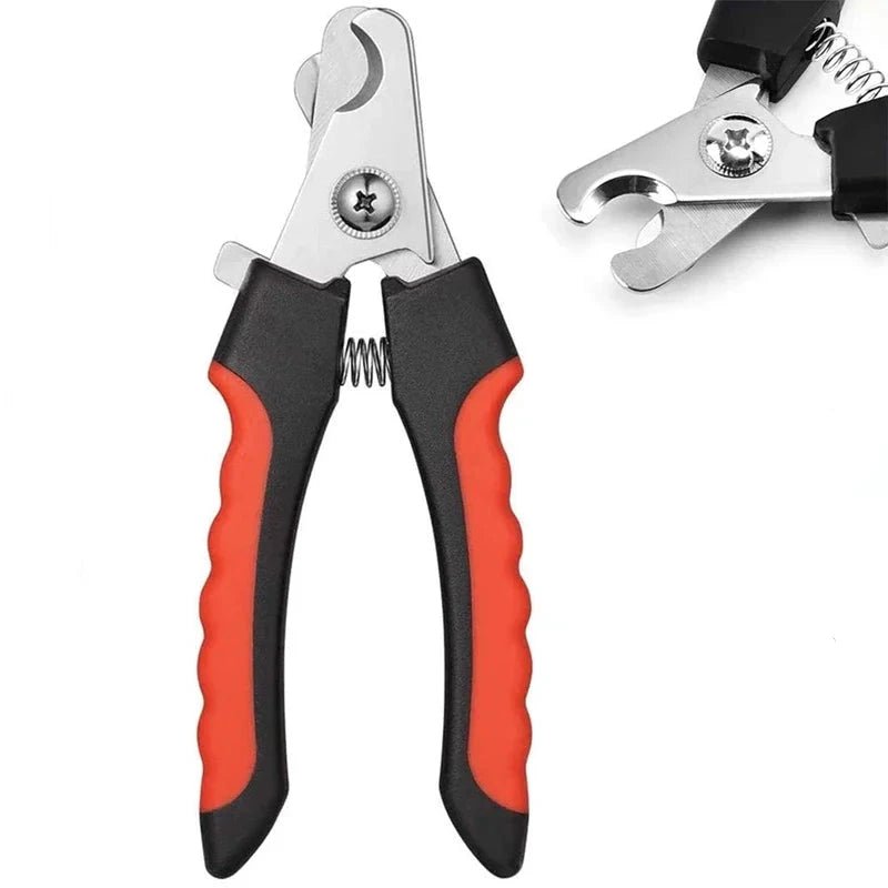 Pince pour couper les ongles des chiens rouge 