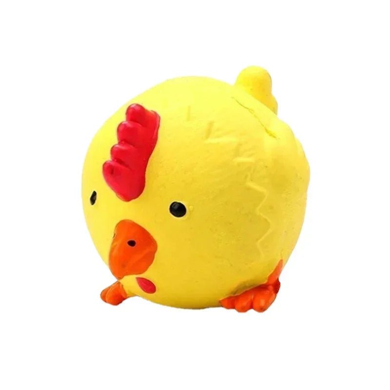 jouet pouet pouet pour chien en forme de poussin. Image produit Boutiquechien