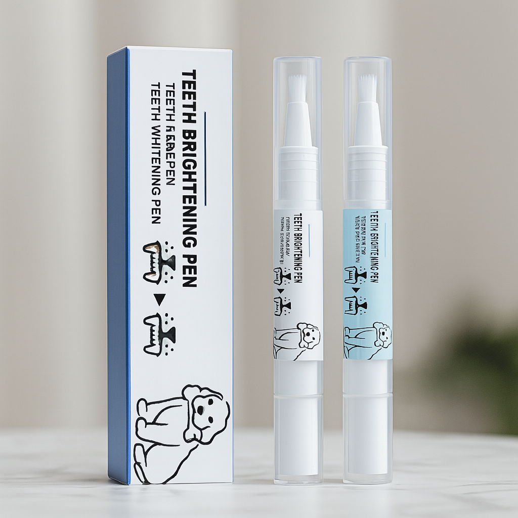Produit de nettoyage pour chien de couleur blanc pour brosser les dents de votre chien. Image produit Boutiquechien