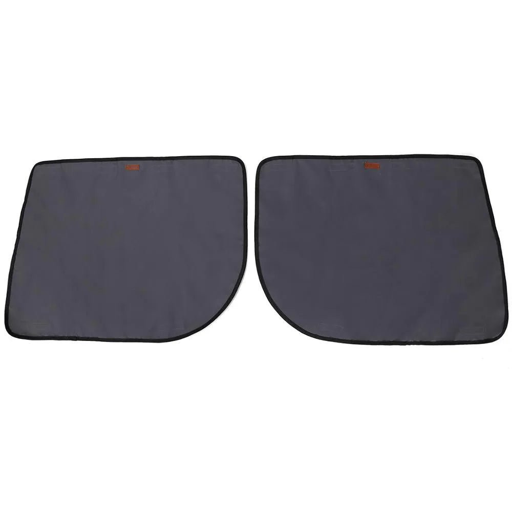 Protection de panneau de porte pour chien de couleur gris. Pratique pour protéger les portes ed voiture contre les griffes de votre chien. Image produit Boutiquechien
