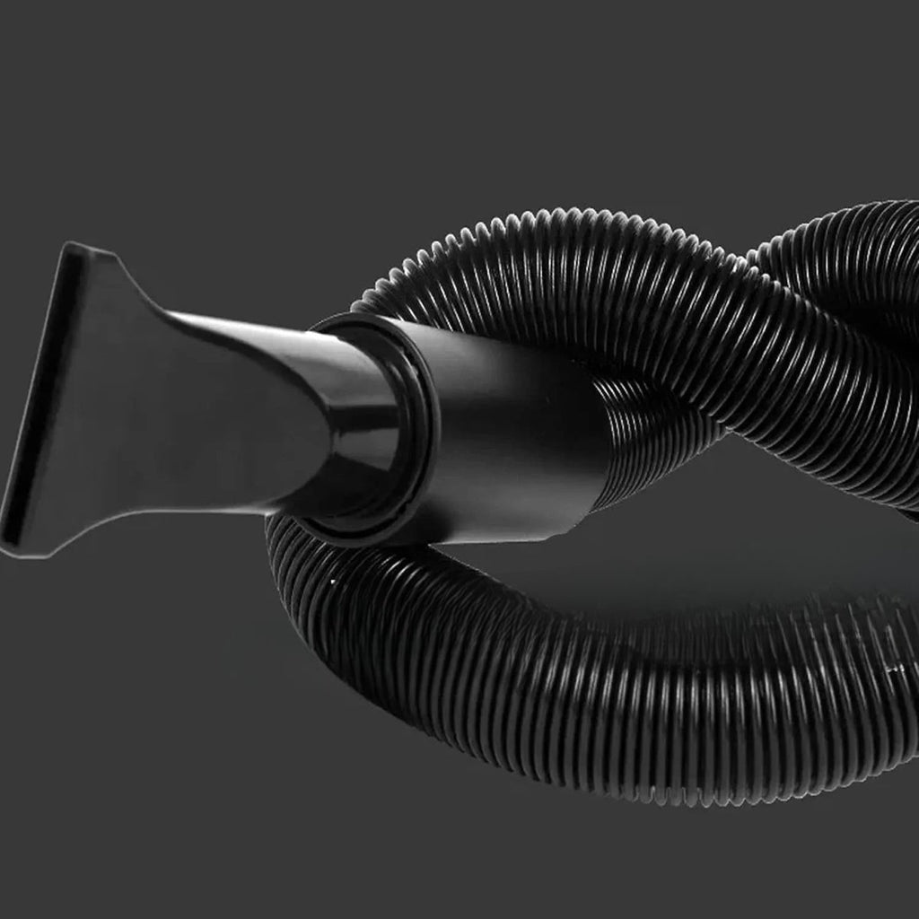 Image du tuyau du pulseur chien noir avec un embout fin emboité dessus. Image produit Boutiquechien