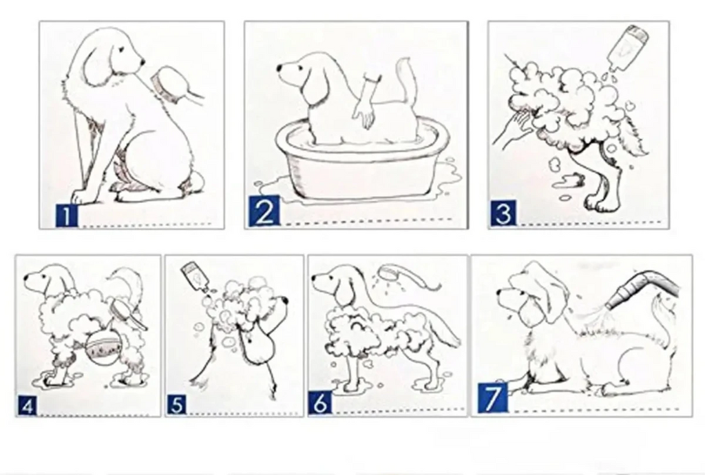 image montrant comment utiliser un pulseur chien de façon optimisé pour un meilleur nettoyage de votre chien. image produit Boutiquechien