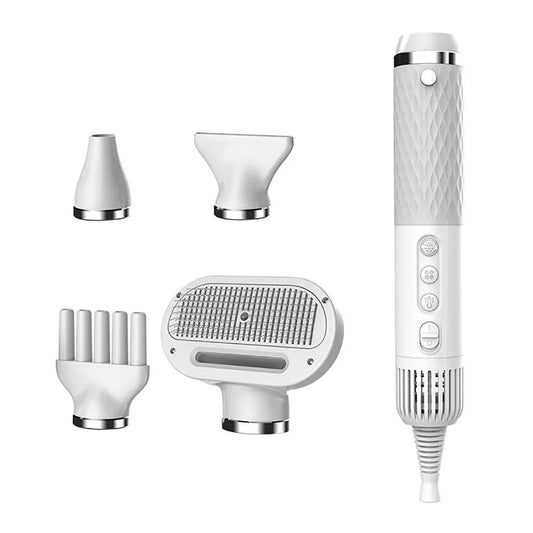 pulseur chien blanc multifonctions pour chien. Il y a 4 buses pour chien pour une meilleure utilisation. Image produit Boutiquechien