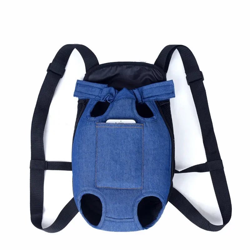 Sac à dos pour chien 7 kg bleu et noir