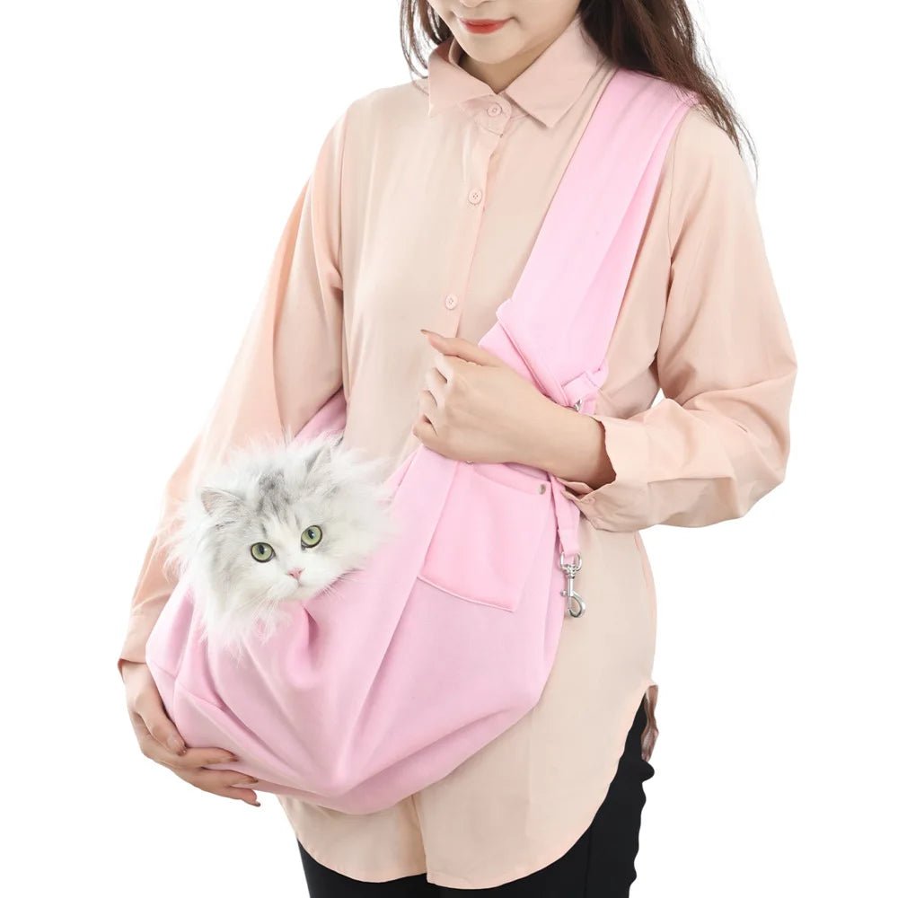 Sac banane pour chien rose 