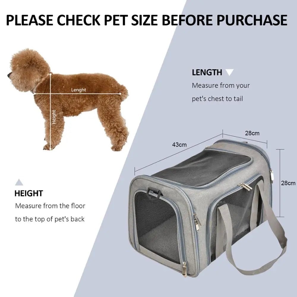 Sac pour transporter chien tailles 