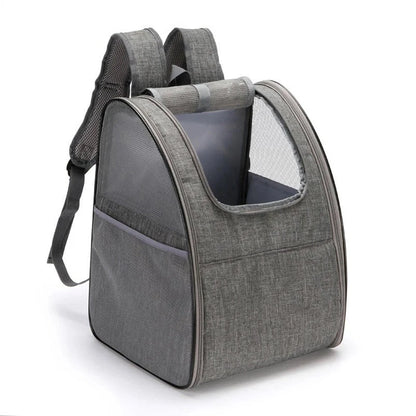 sac à dos pour chien de couleur gris pour porter son chien. Image produit Boutiquechien