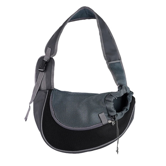 sacoche pour chien de couleur noir pour transporter facilement son chien. Image produit Boutiquechien