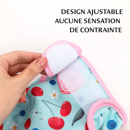 couche pour chien colorer avec scratch pour maintenir la couche du chien. Image produit Boutiquechien