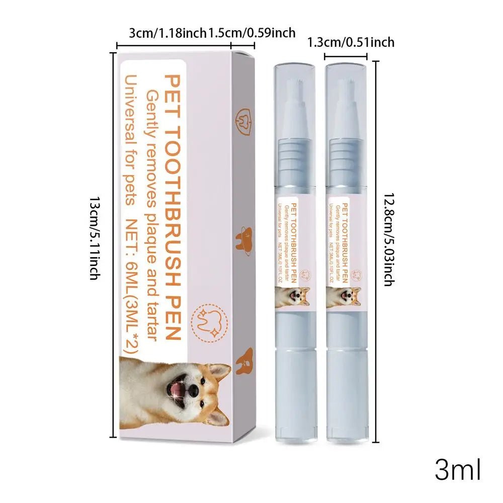 Stylo brosse à dents pour chien dimensions 