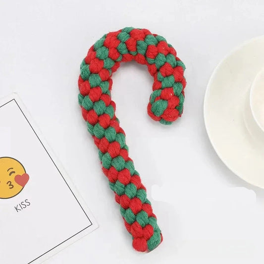sucre d'orge rouge et vert pour chien résistant. Image produit Boutiquechien