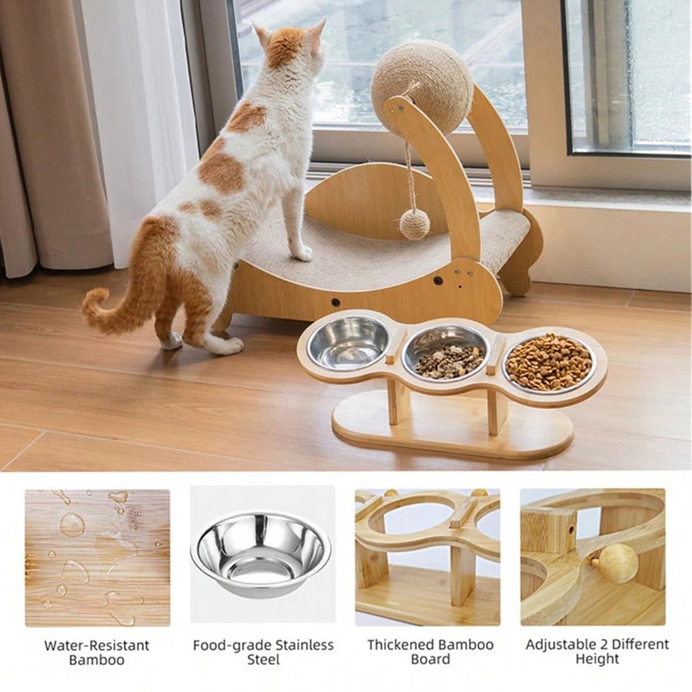 Support gamelle pour chien en bois avantages 