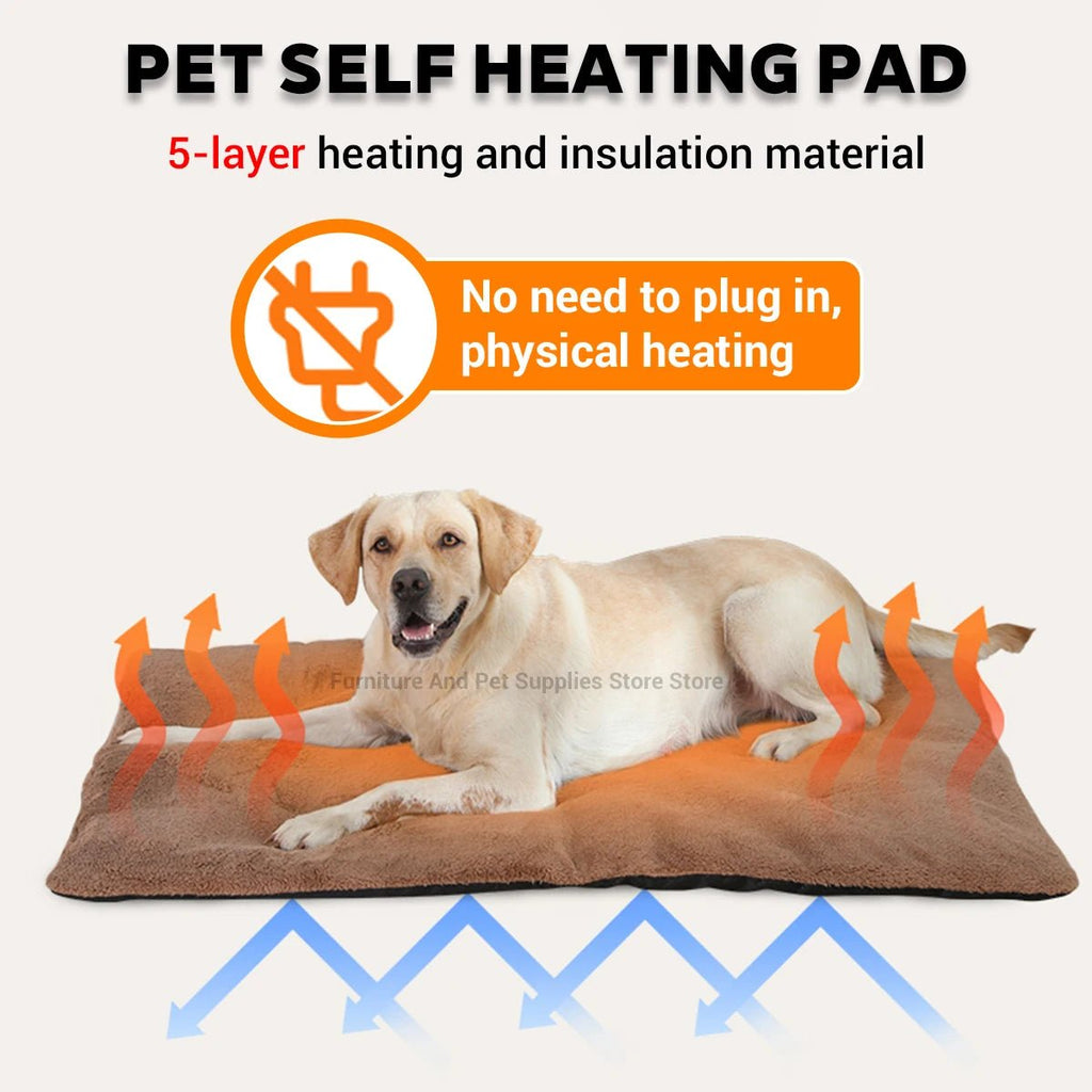 Tapis antiderapant chien chauffant 