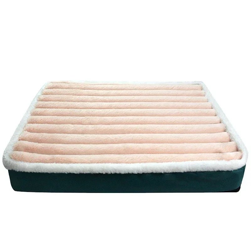 Tapis chien memoire de forme rose