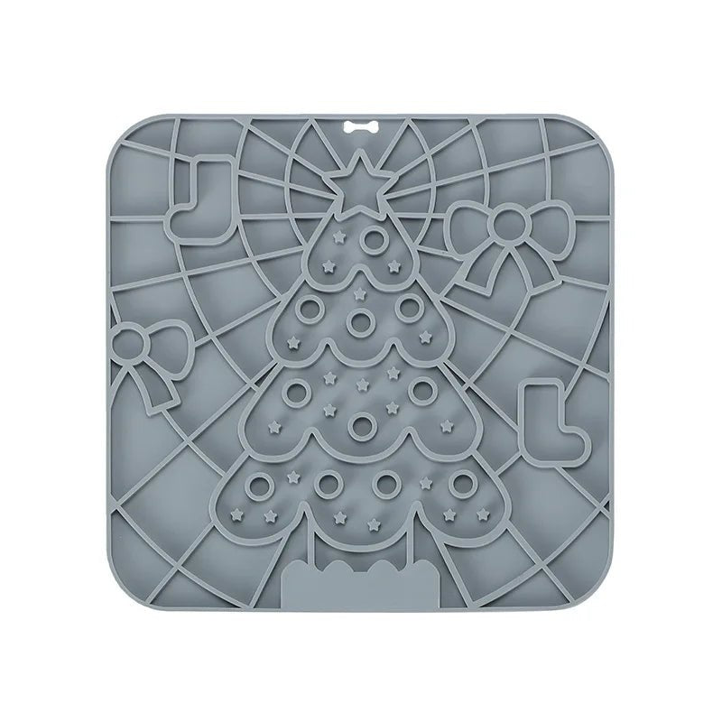 Tous anti glouton pour chien de couleur gris de noel boutiquechien 
